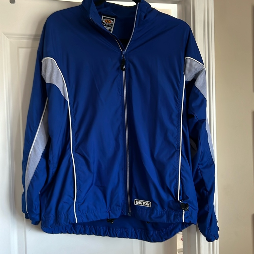 Mens Easton blue parka no rips, tears, stains S/M